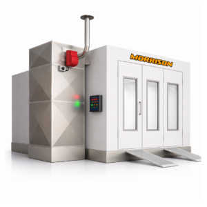 CABINA DE PINTURA AUTOMOTRIZ MORRISON SERIE 4 CON QUEMADOR DIESEL