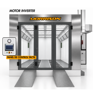 CABINA DE PINTURA AUTOMOTRIZ MORRISON SERIE 6 INOXIDABLE INVERTER CON SECADO INFRARROJO