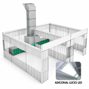 ÁREA DE PREPARACIÓN DOBLE CON SISTEMA LED MORRISON