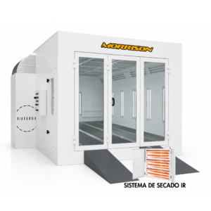 CABINA DE PINTURA AUTOMOTRIZ MORRISON SERIE 4 CON SECADO INFRARROJO